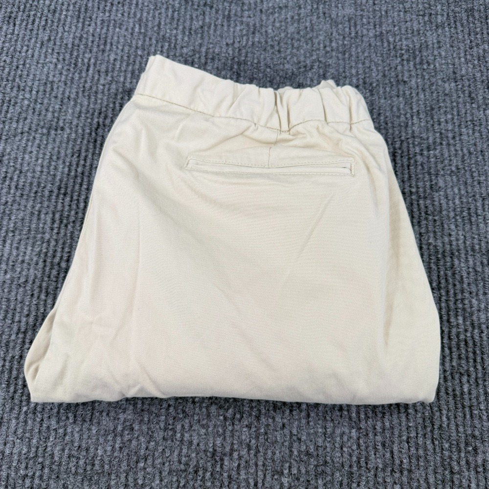 Brooks Brothers Pants Mens‎ 36x30 Tan Red Fleece Stretch Drawstring Chino